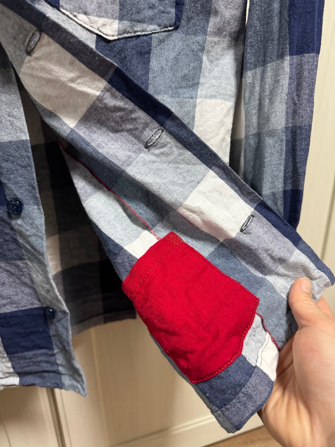 Blue blue 오픈카라 셔츠 상품이미지4