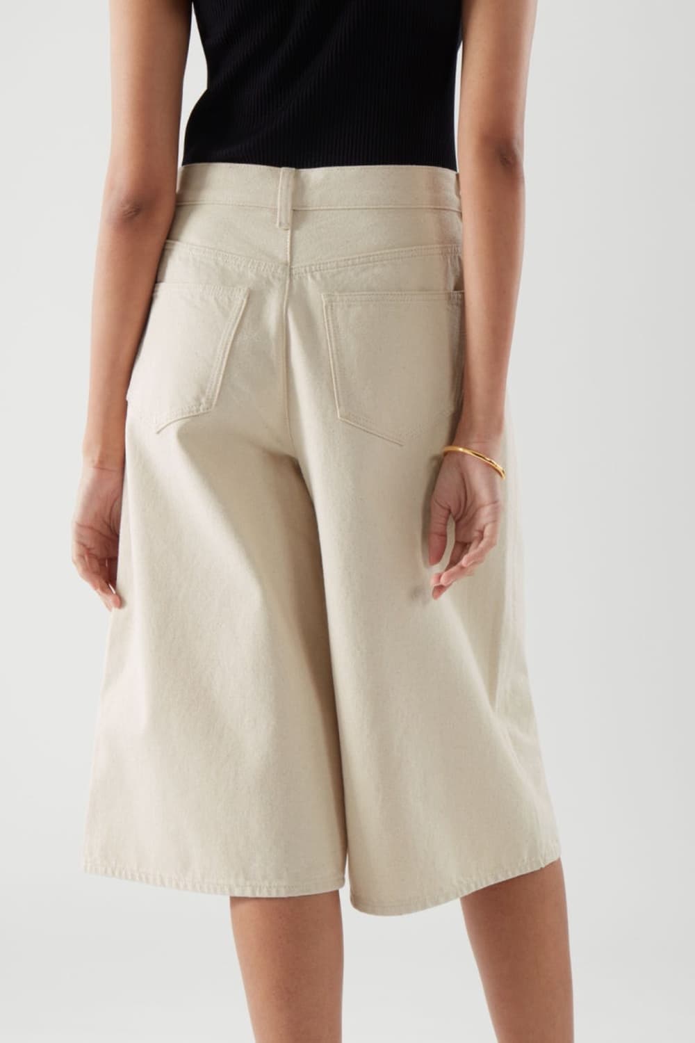 COS 와이드레그 데님 큐롯 상품이미지3