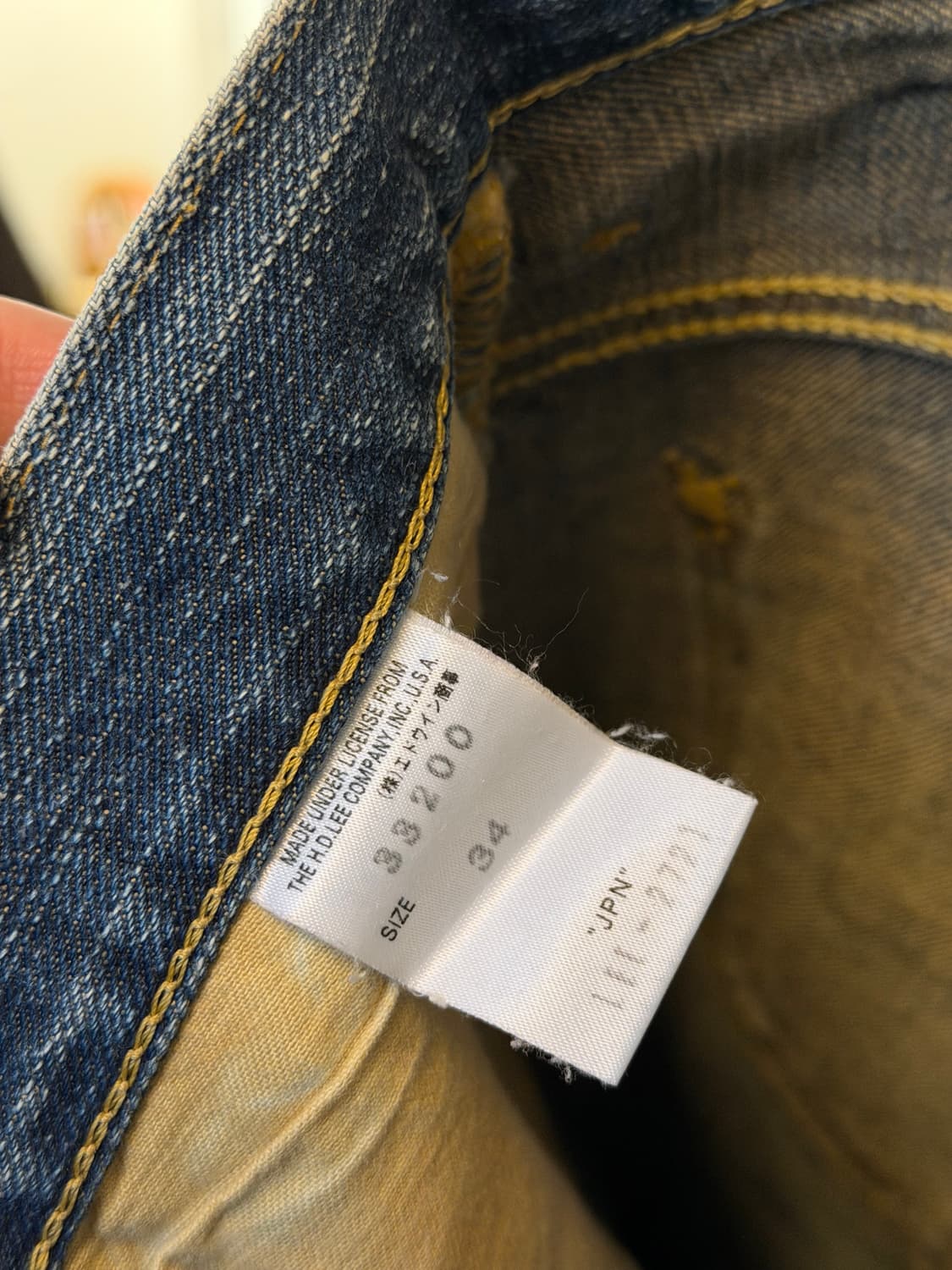 Lee JPN 리 재팬 데님 진 34 상품이미지6