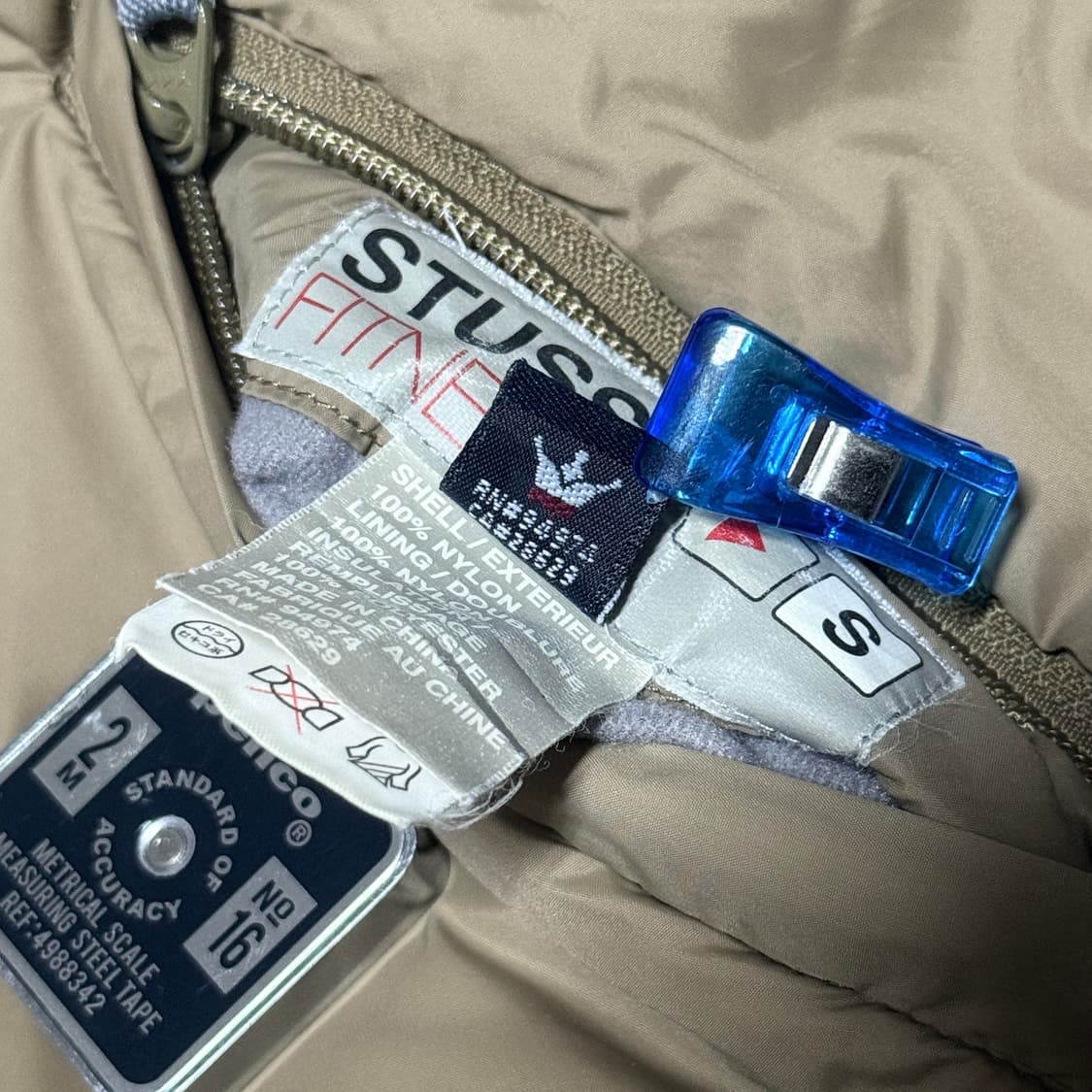 90s 스투시 리버시블 나일론 패딩 상품이미지9