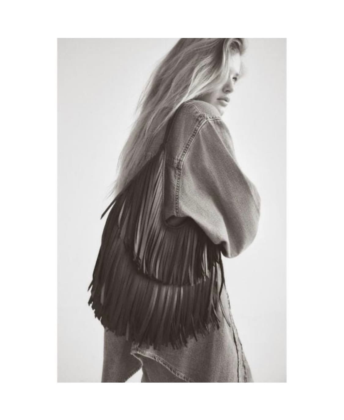 자라 프린지 쇼퍼백 상품이미지2