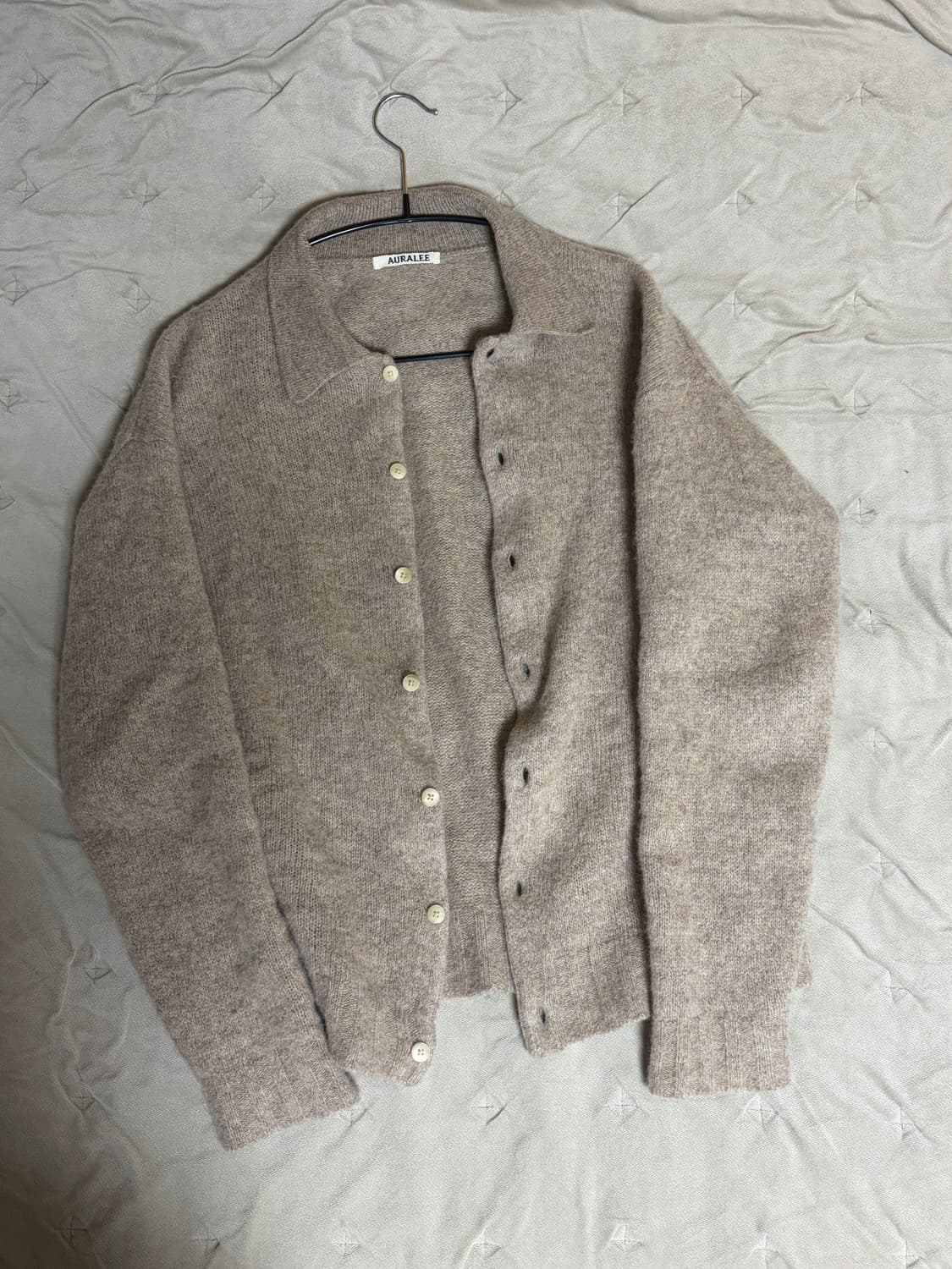 오라리 셰틀랜드 울 캐시미어 카라니트 4사이즈 상품이미지3