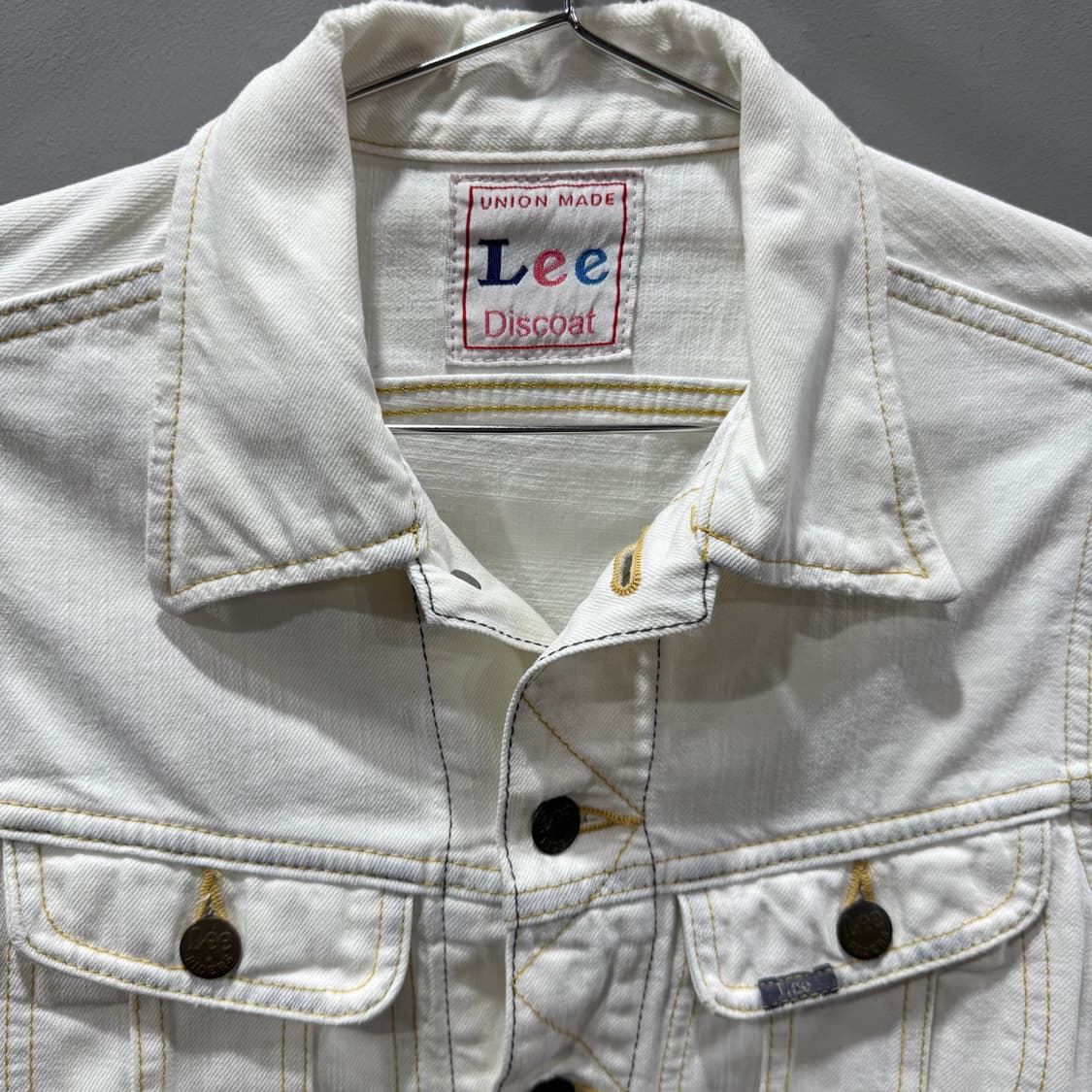 S LEE 리 라이더스 일본판 화이트 데님 자켓 흰청자켓 상품이미지3