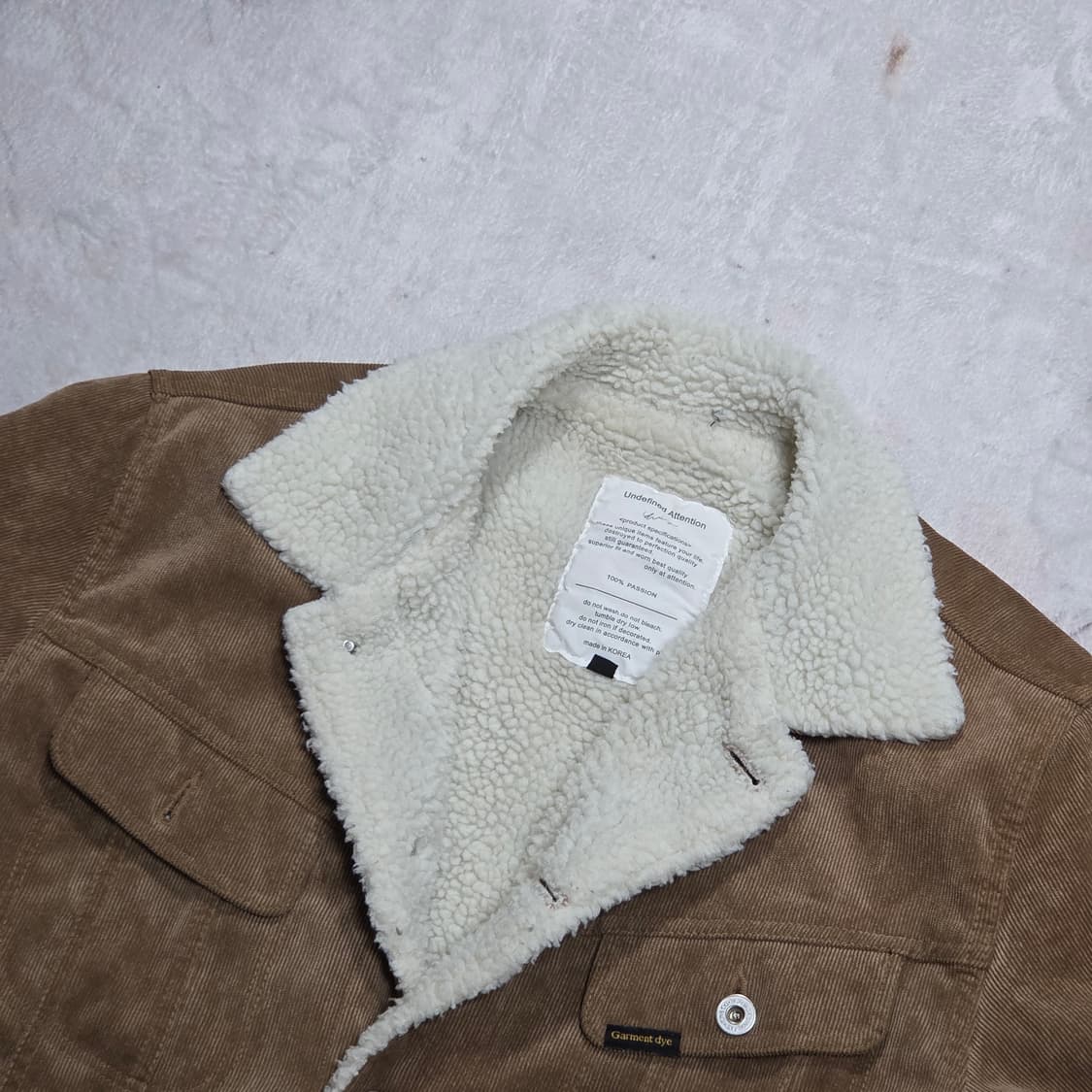 브라운 코듀로이 쉐르파 골덴 자켓 상품이미지3