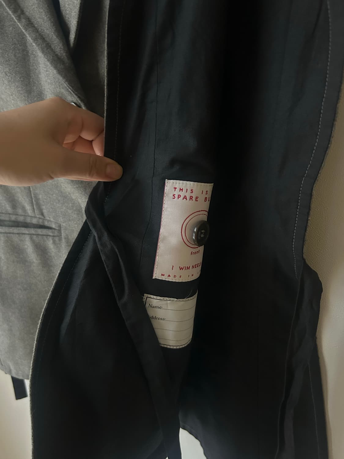 Weem neels 빈티지 울 베스트 made in italy  상품이미지6
