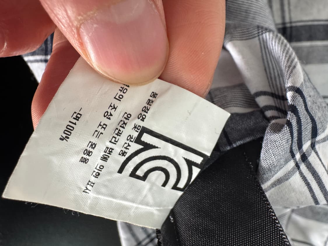 정품!! 할리데이비슨 포켓 타단 체크 버튼 웨스턴셔츠 상품이미지6