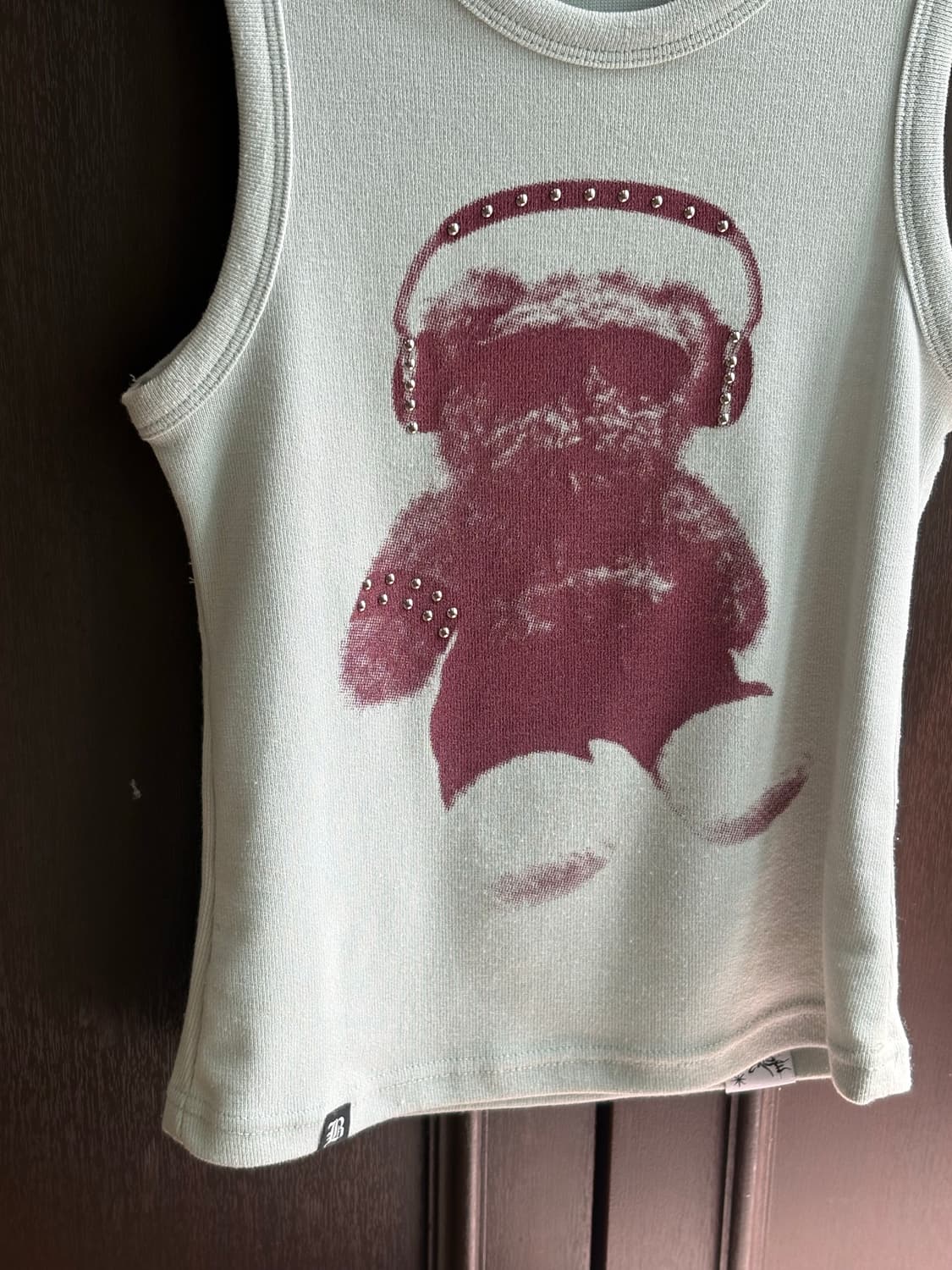 배디 슬리브리스 badee Bear Sleeveless mint 상품이미지2