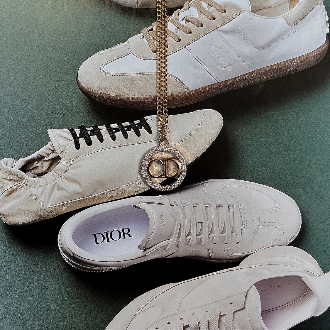 디올 CD 서클 라인 다이아 목걸이 상품이미지1