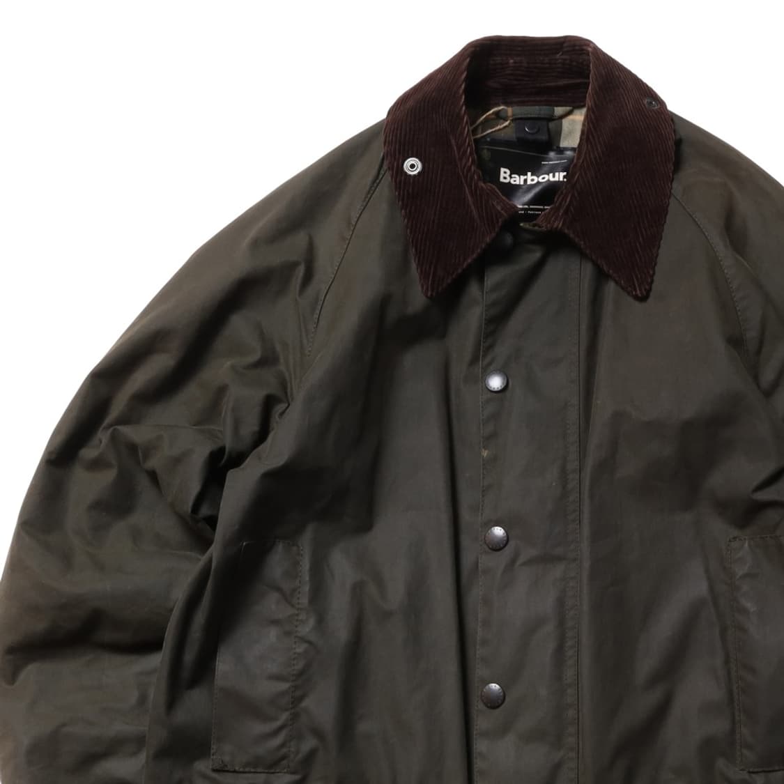바버 Barbour Beaufort Waxed Jacket 
 상품이미지2