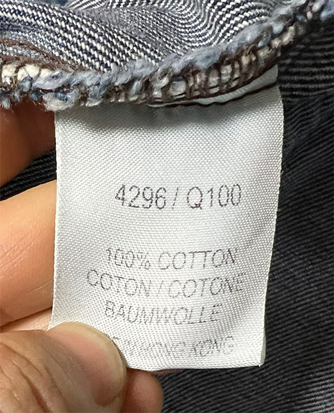 폴스미스 진스 90s 빈티지 남자 데님자켓 홍콩제조 희귀템 XL 105 상품이미지5