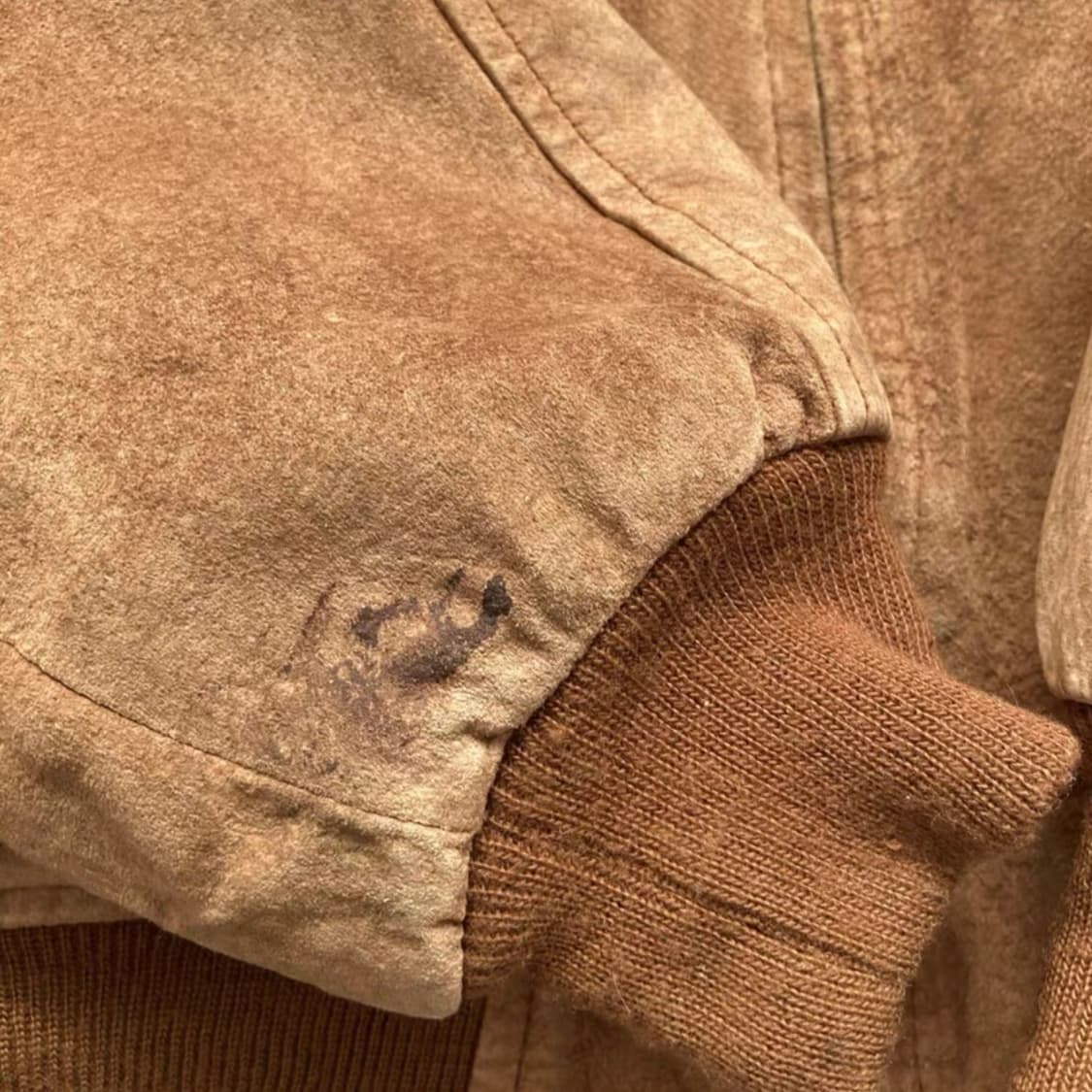 빈티지 스웨이드 바시티 자켓 상품이미지6