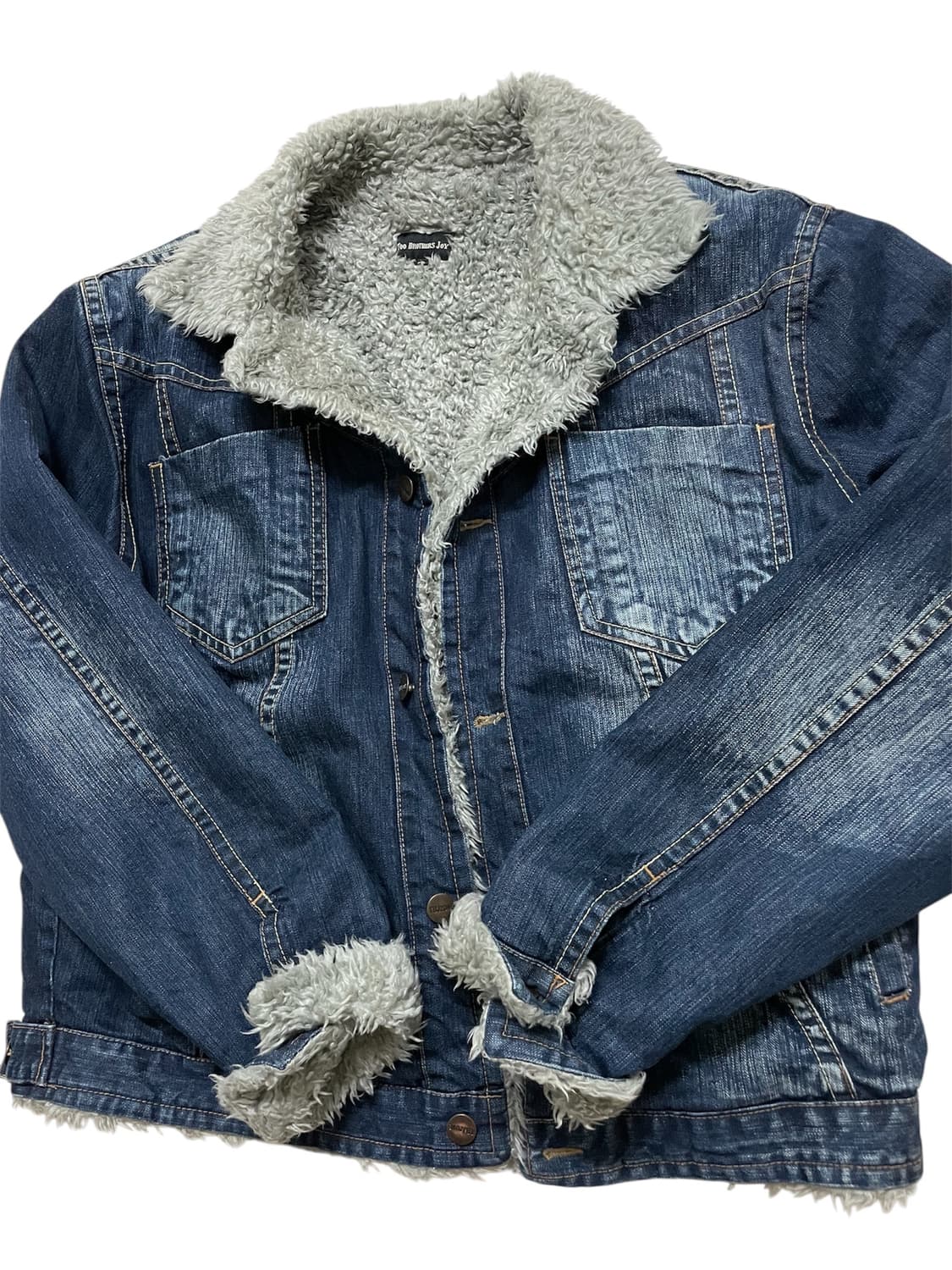 00s 2010 빈티지 워싱데님 쉐르파 청자켓 유니섹스코르티스트루릴리젼 상품이미지6