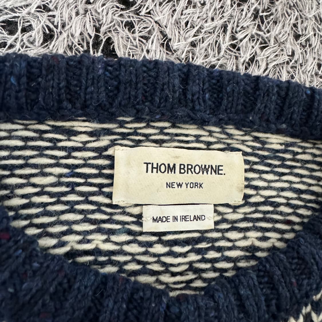 톰브라운 올오버 페어아일 울 스웨터 3 상품이미지3