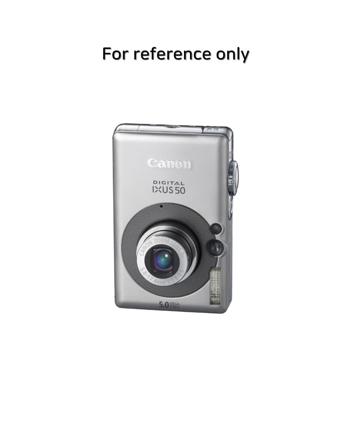 상태좋음 CANON IXUS 50 캐논 익서스 빈티지 디지털카메라 디카 상품이미지5