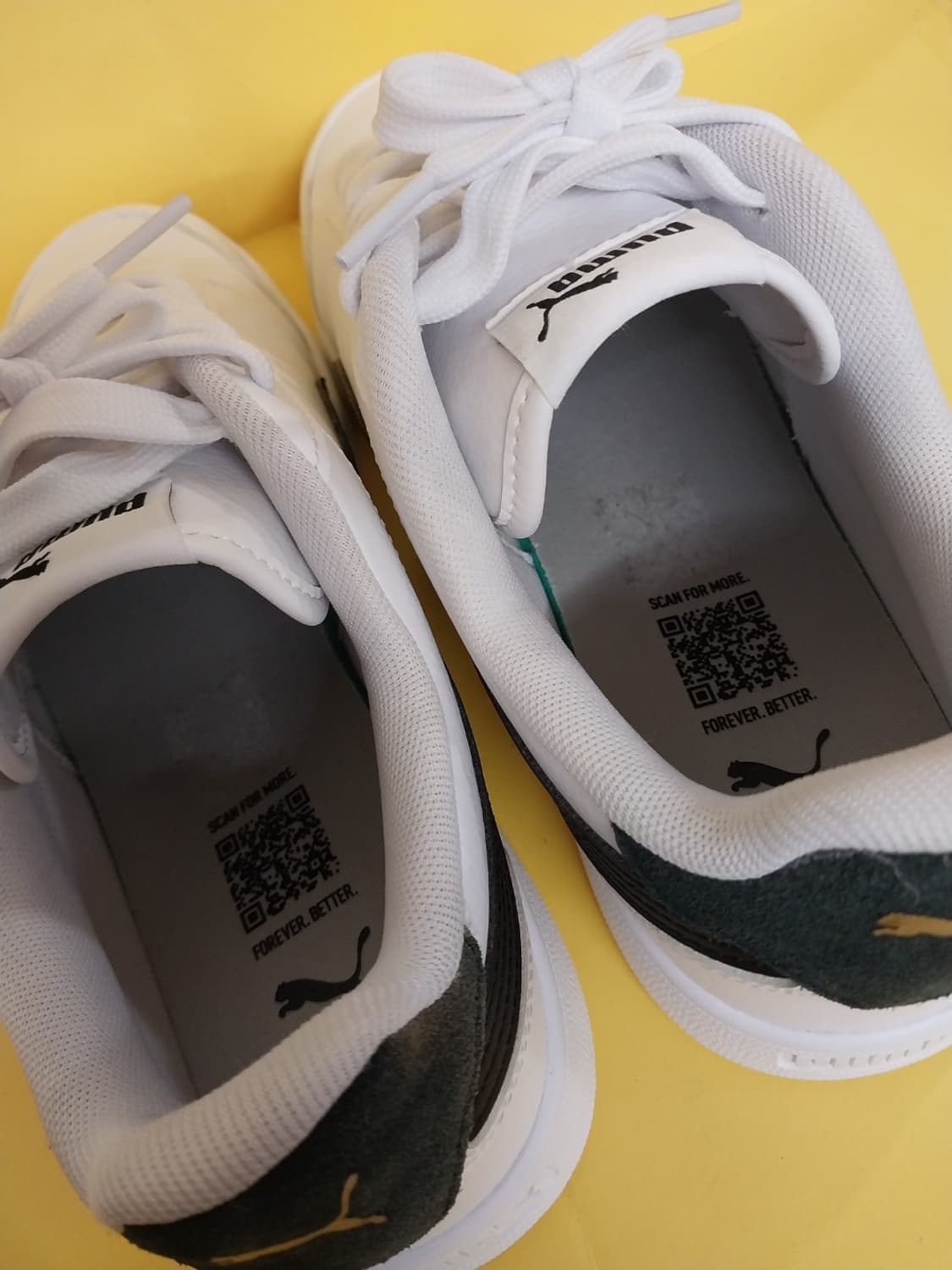 남성 푸마 셔플 화이트블랙 운동화 (280) 상품이미지6