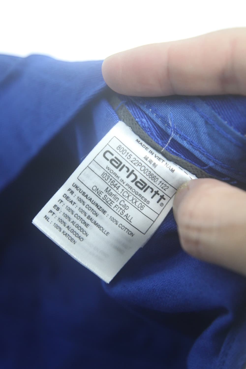 칼하트 WIP 23SS 피싱 말린 캡 상품이미지8