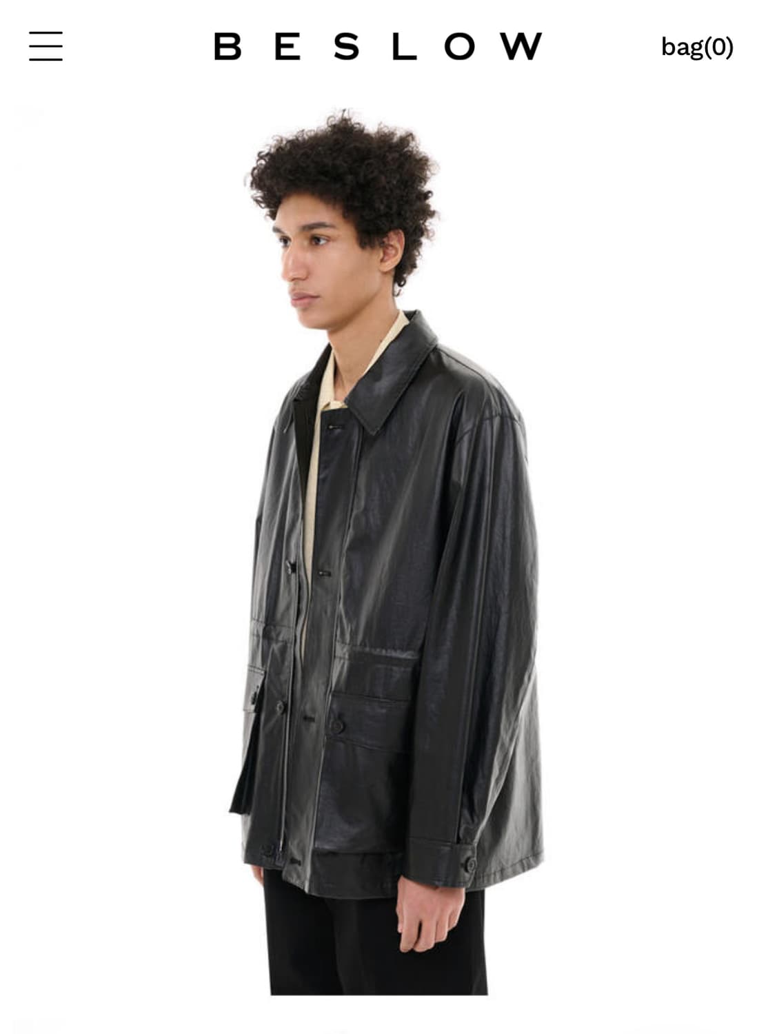 비슬로우x데릭 헤리티지 헌팅 자켓 블랙 XL 상품이미지8