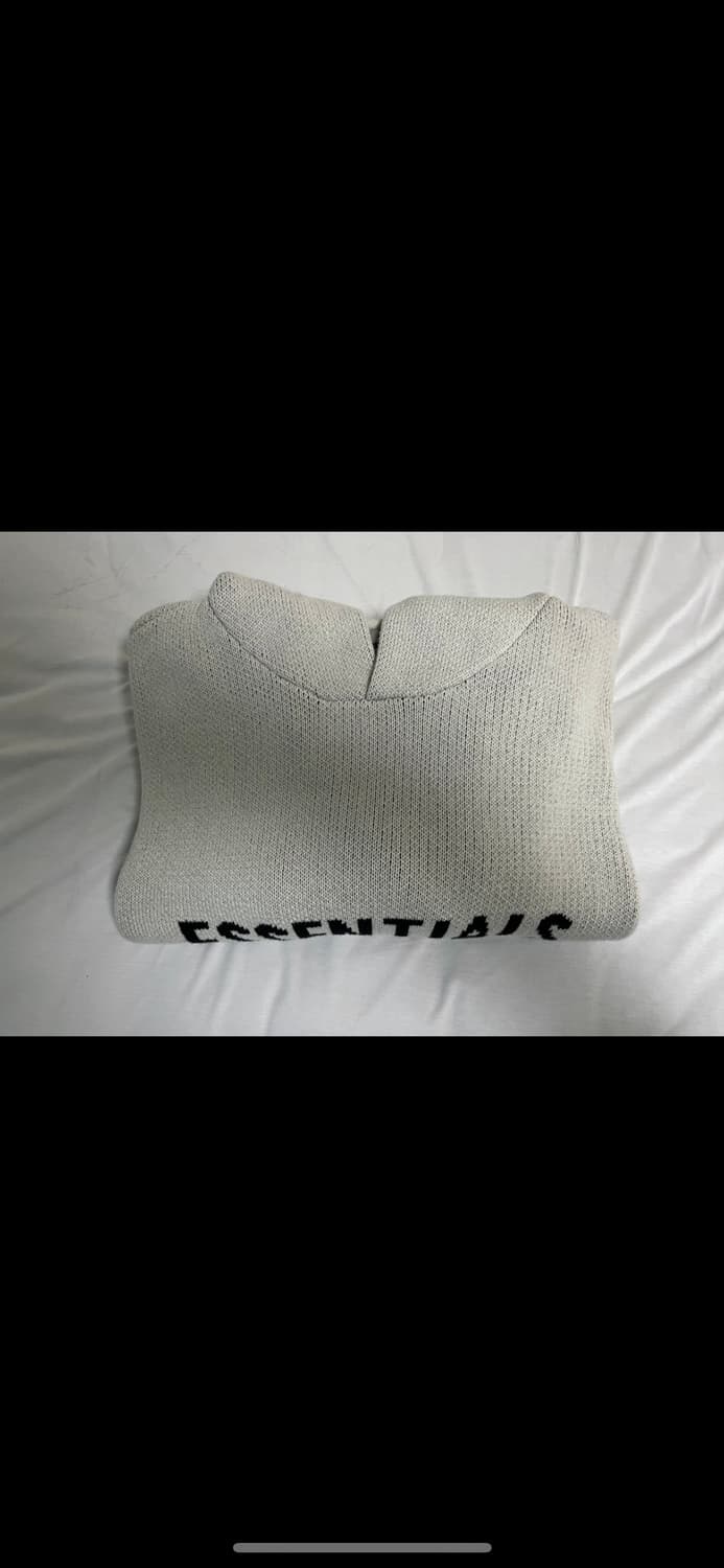 피오갓 에센셜 니트 후드 오트밀 XL 상품이미지5