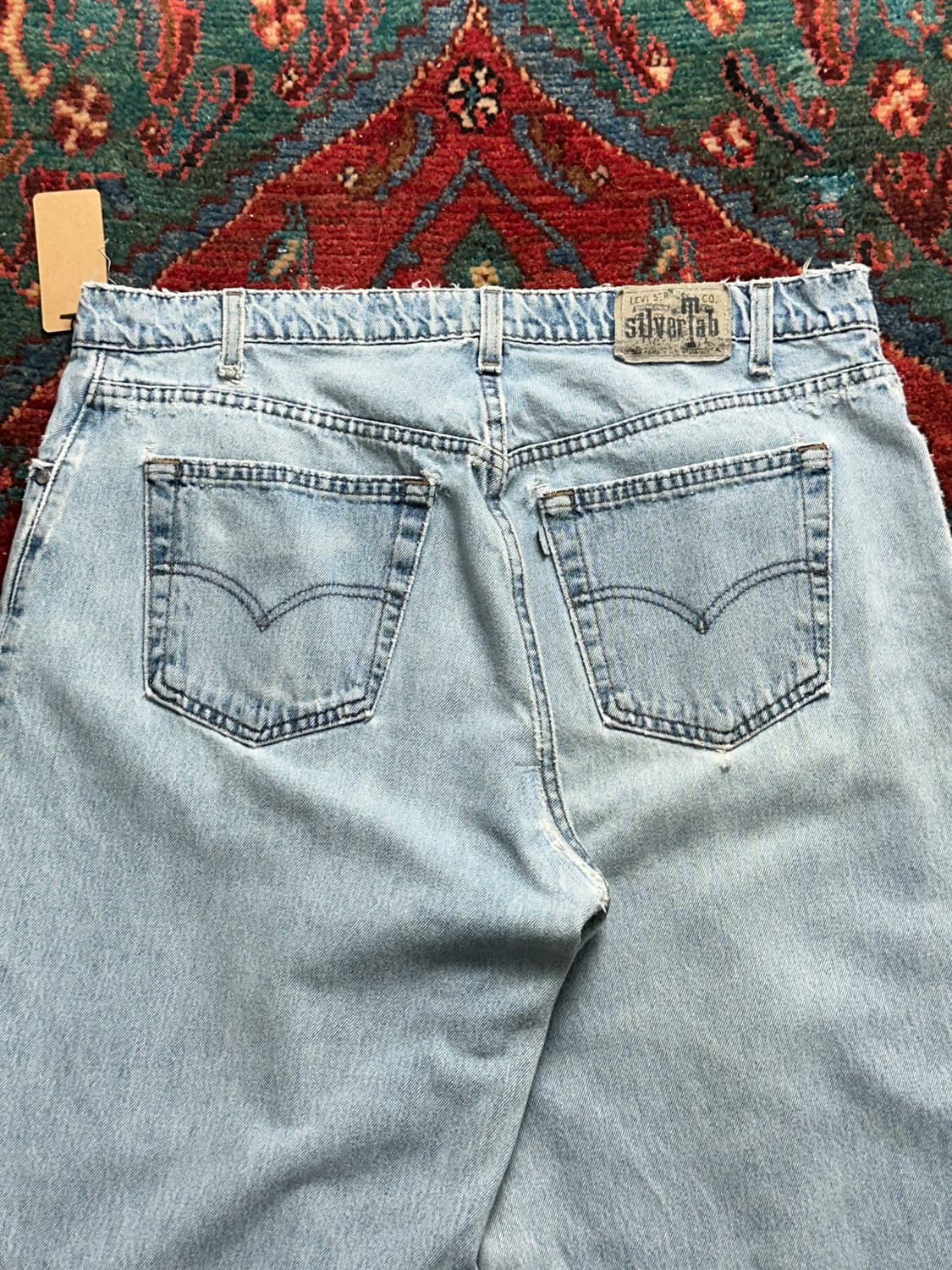 90's USA Made 리바이스 실버탭 배기 데님 팬츠 상품이미지6