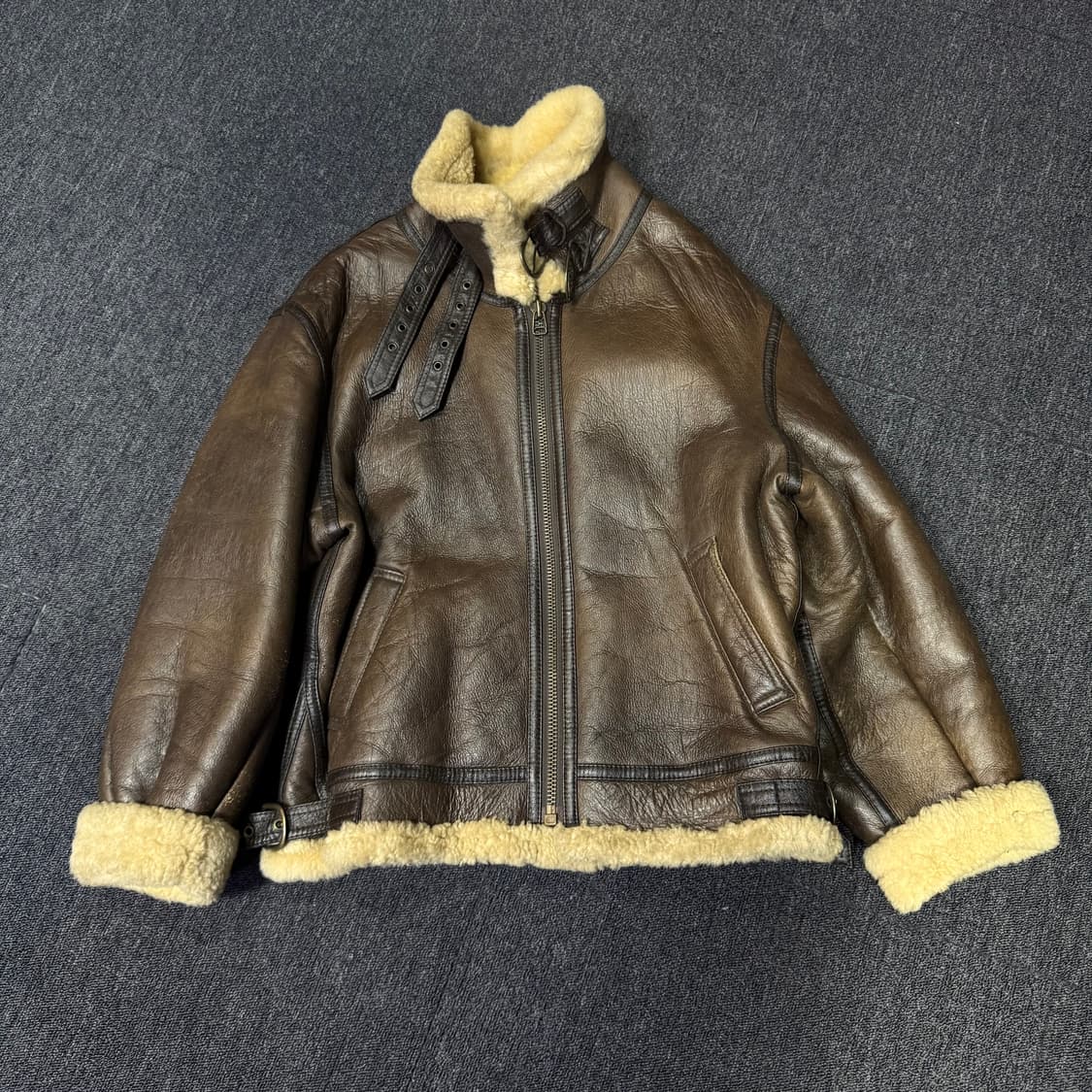 글리맨 B-3 양무톤 쉽스킨 무스탕  상품이미지2