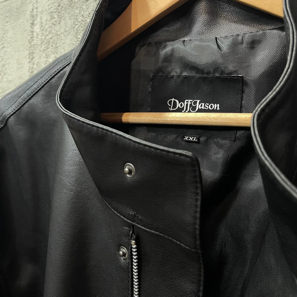 도프제이슨 비건 레더 자켓 상품이미지4