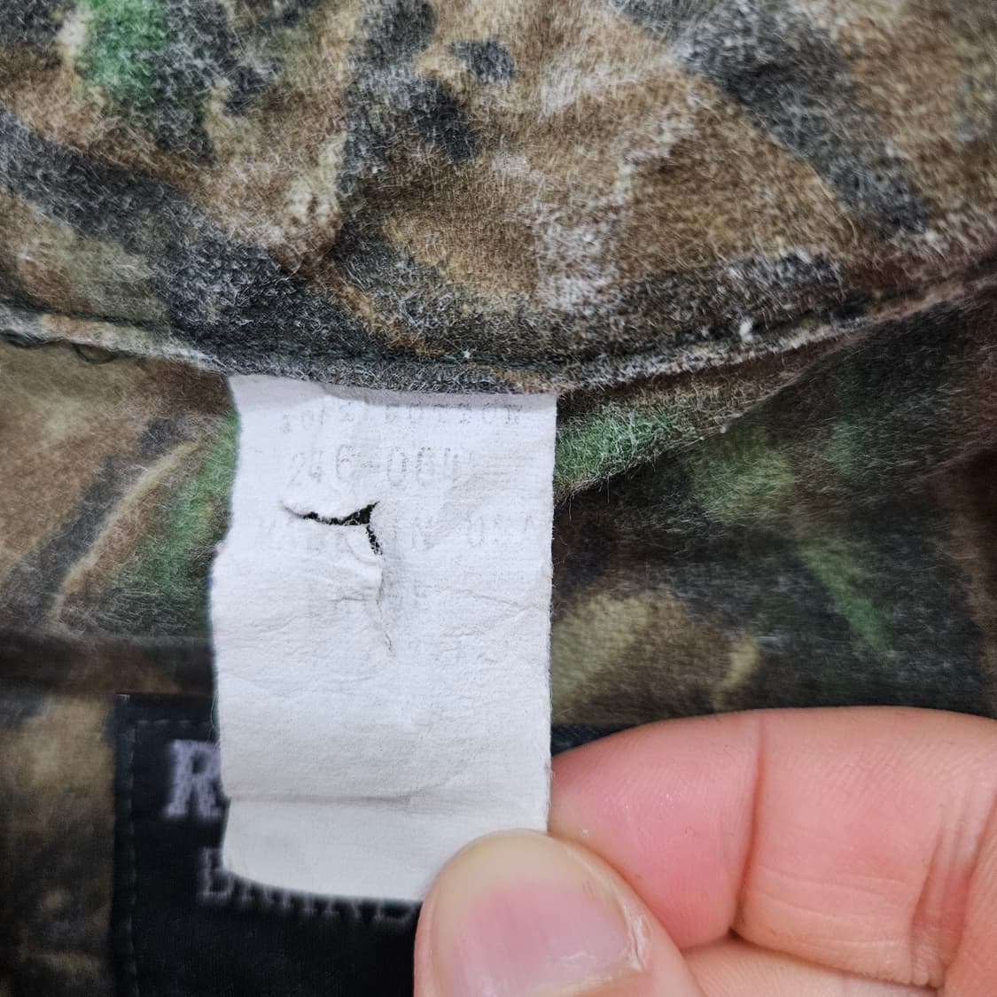 90s 리얼트리 몰스킨 셔츠 L Made in USA 상품이미지5