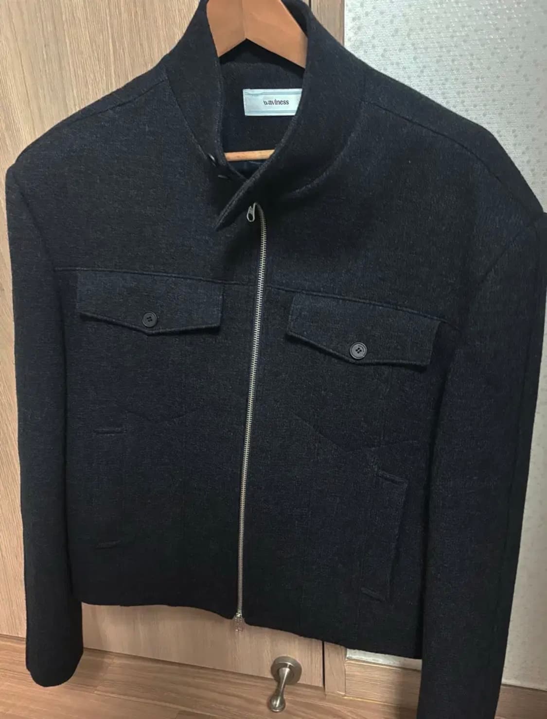 웨이비니스 스퀘어해링턴자켓 상품이미지1