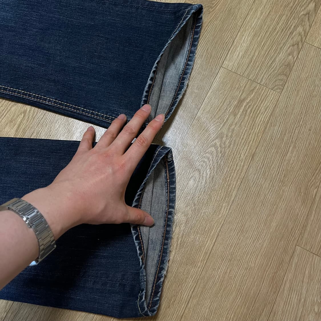 32) 에드윈 512 플레어핏 부츠컷 재팬 데님 진청 상품이미지4