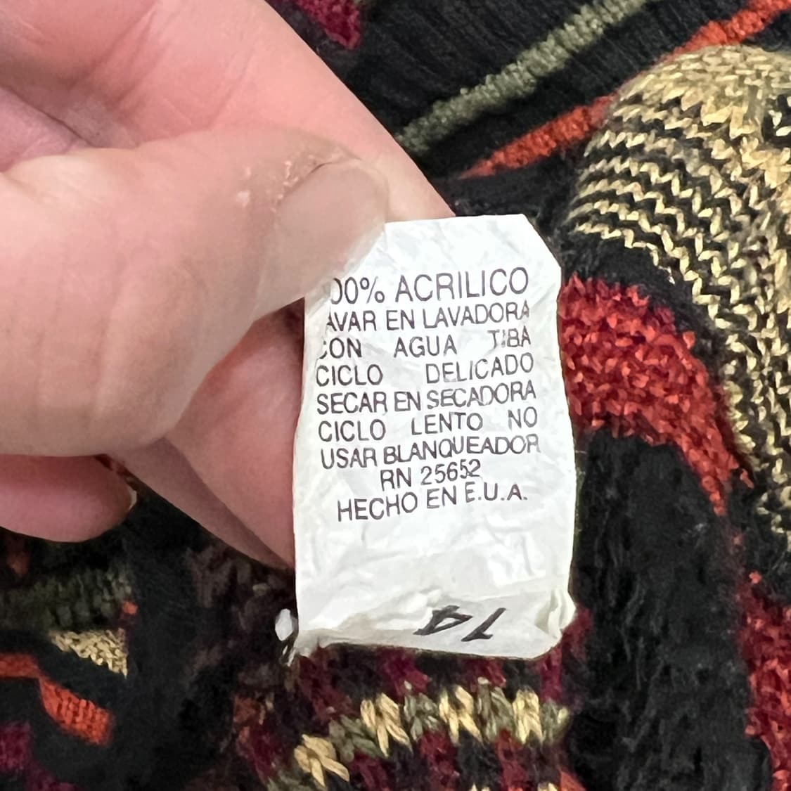 빈티지 에스닉 케이블 니트 s08699 상품이미지7