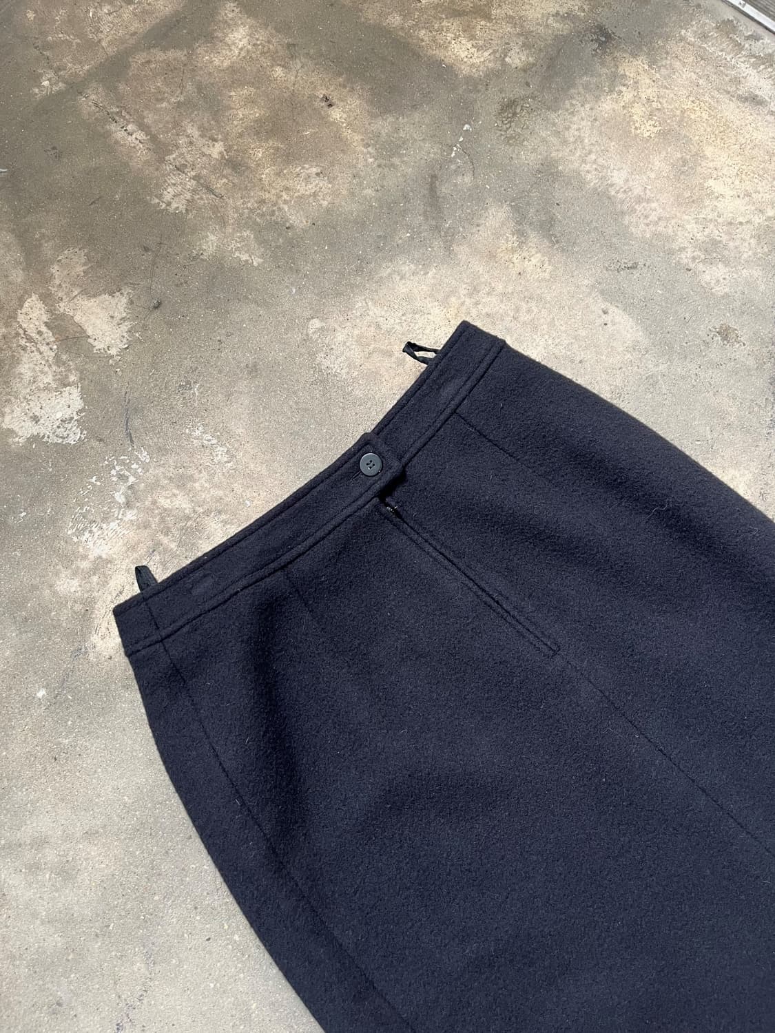 Vintage (Made in France) 울 스커트 상품이미지4