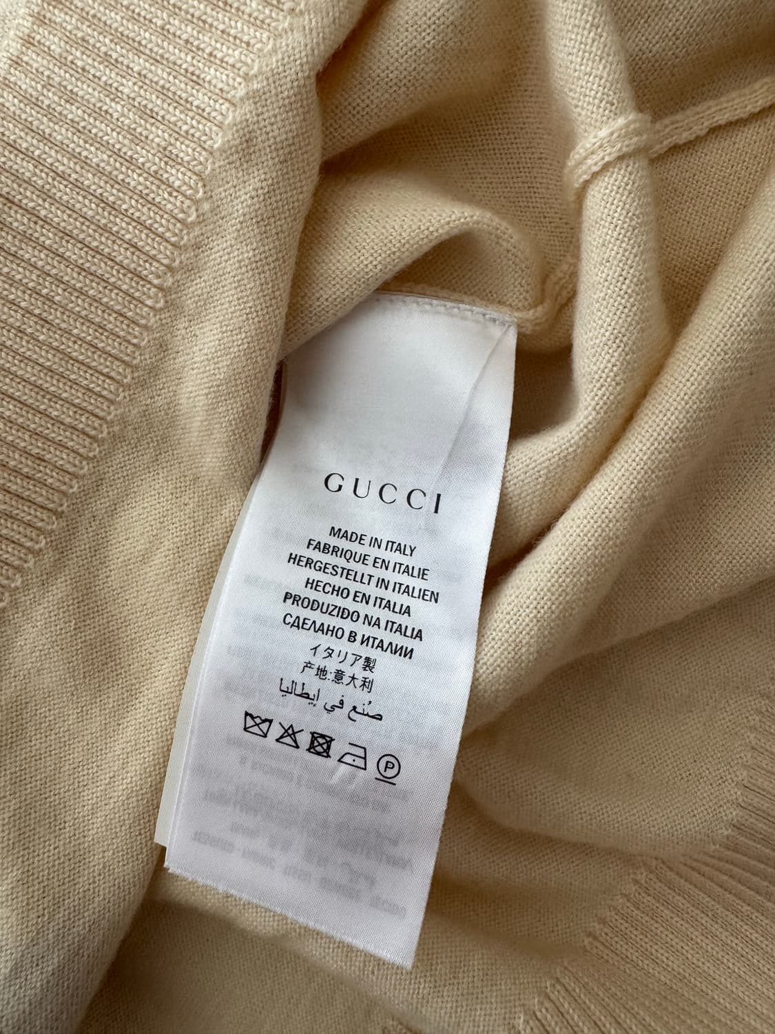 Gucci 꿀벌 브이넥 울 니투 496442 X9I00 9515 상품이미지3