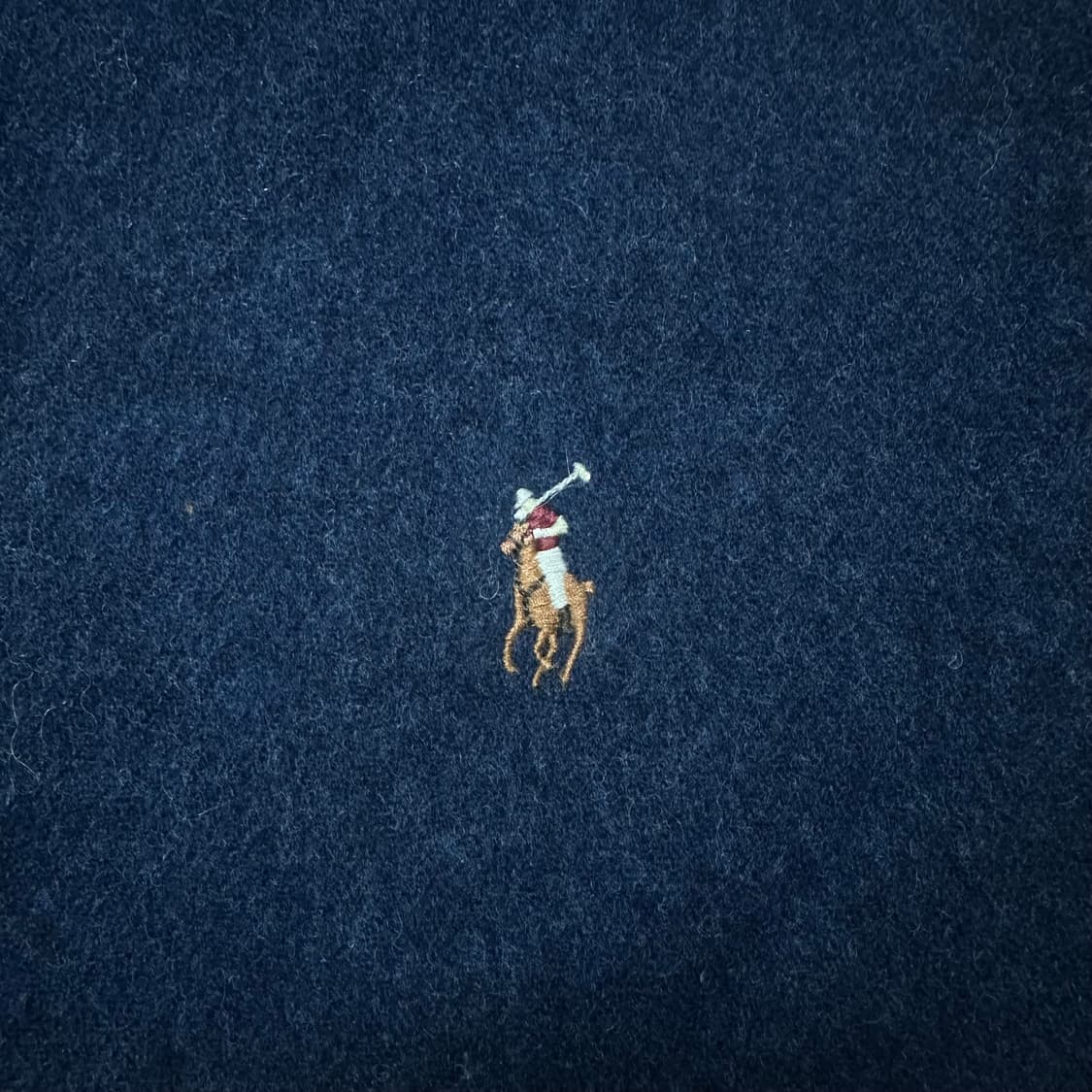 폴로 랄프로렌 램스 울 블루네이비 머플러 목도리 상품이미지3