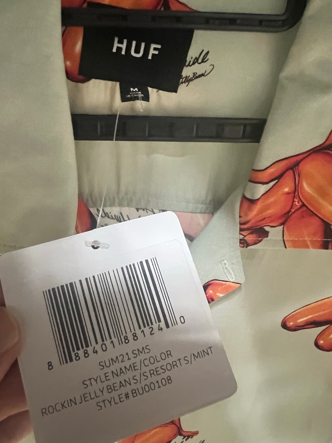 HUF x Rockin' Jelly Bean 허프 x 라킨 젤리 빈 셔츠 상품이미지4