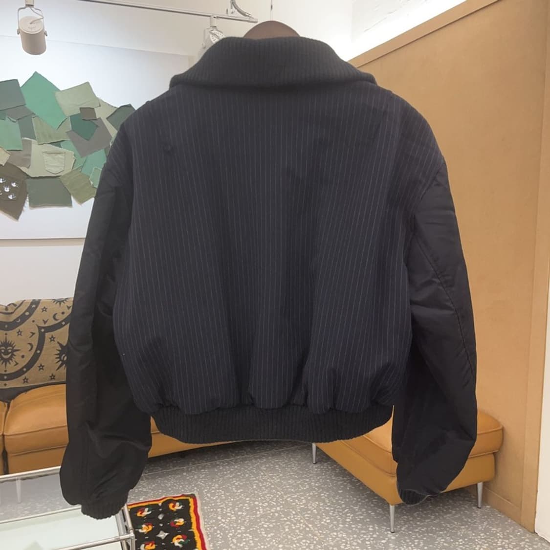 자라 락시크 지퍼 콘트라스트 항공점퍼 봄버 자켓 S C07505 상품이미지4