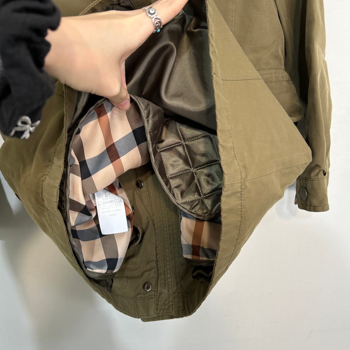 닥스 키즈 카키 야상 바람막이 120  상품이미지5