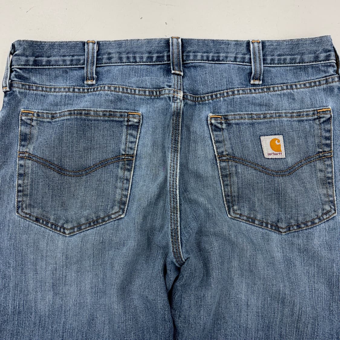 칼하트 OG 워싱 와이드 워크 데님팬츠 상품이미지6