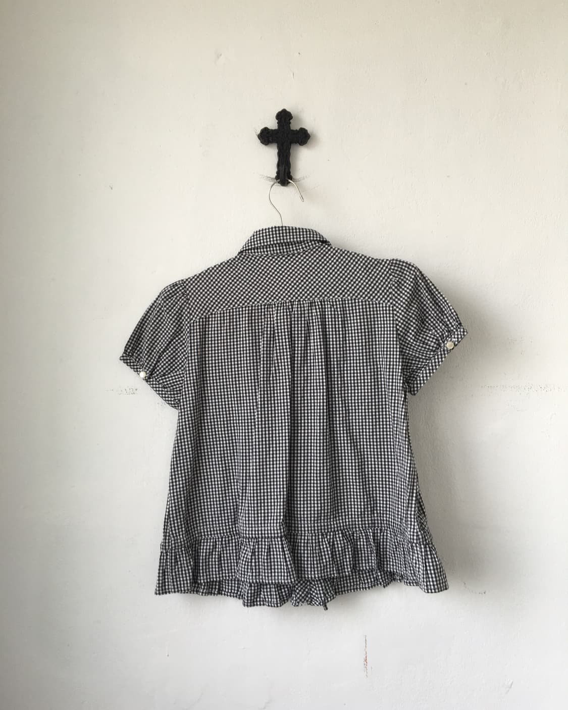 check pattern blouse 상품이미지3