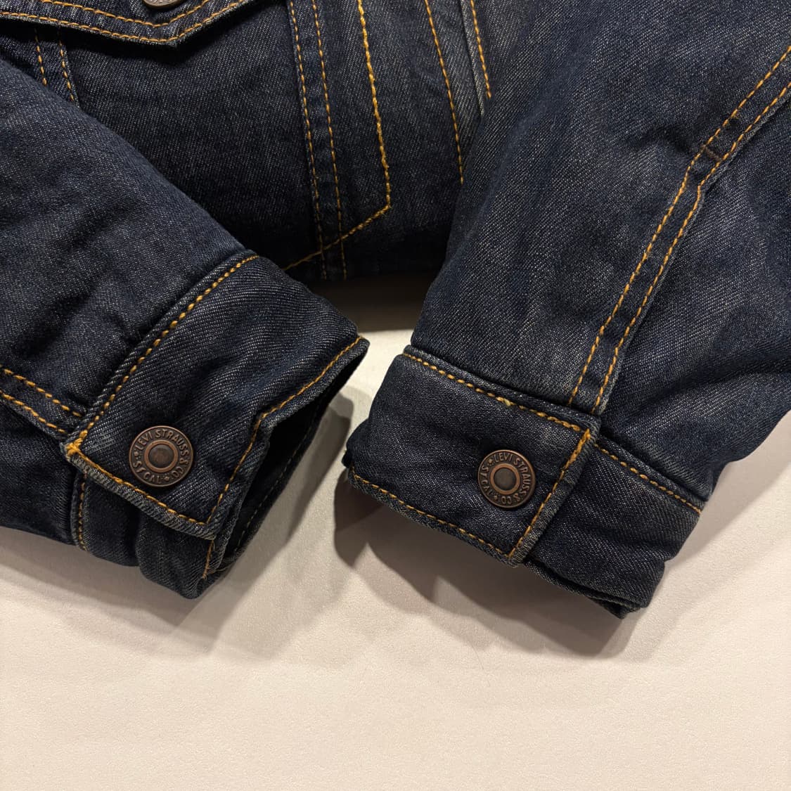 [M] 리바이스 다운 패딩 안감 데님 트러커 자켓 B285 상품이미지7
