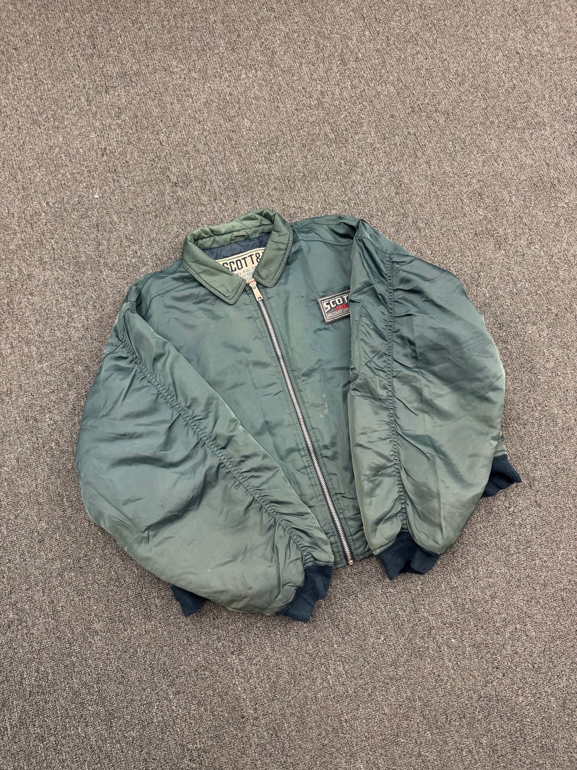 SCHOTT 빈티지 패치 MA-1 항공점퍼 상품이미지1