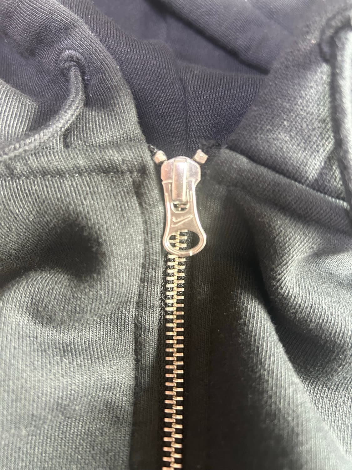 나이키 x 스투시 풀 집 워시드 플리스 후드 블랙 상품이미지4