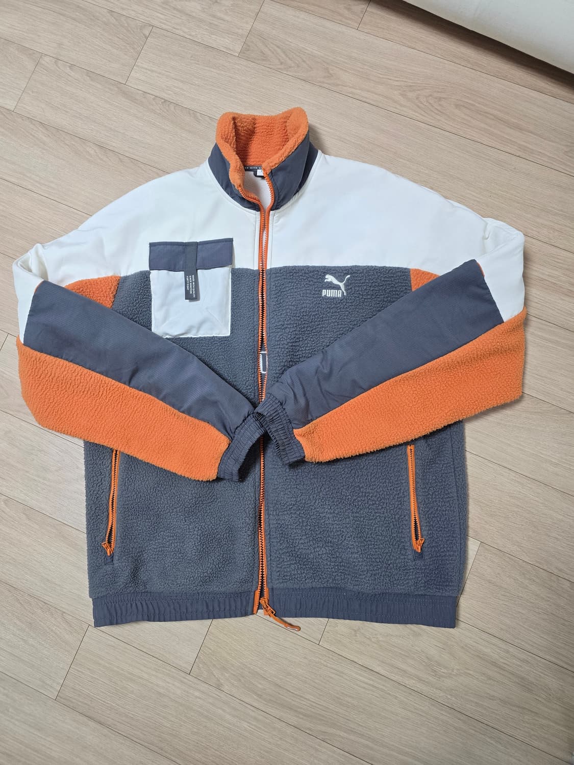 푸마 플리스 집업 자켓 M 상품이미지1