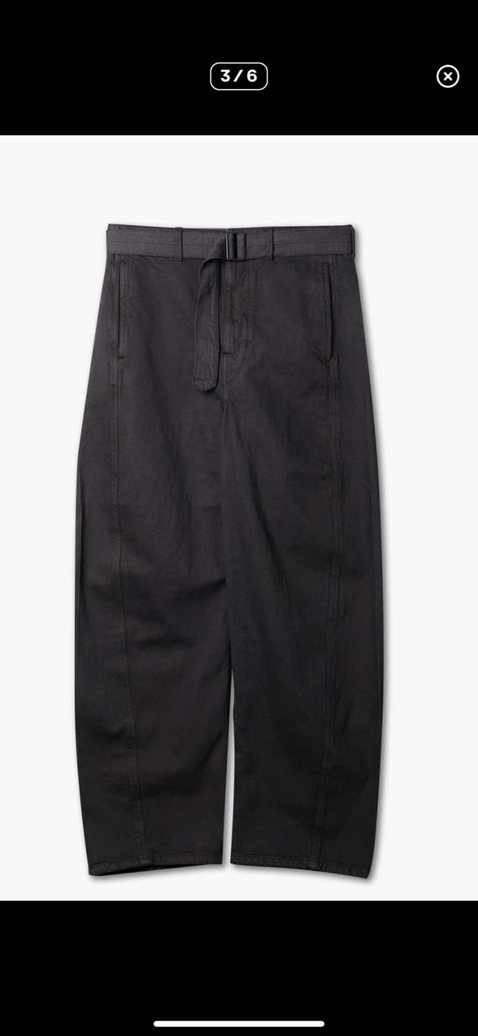 [L] 르메르 트위스트 벨티드 팬츠 징크 zinc 판매합니다 상품이미지1