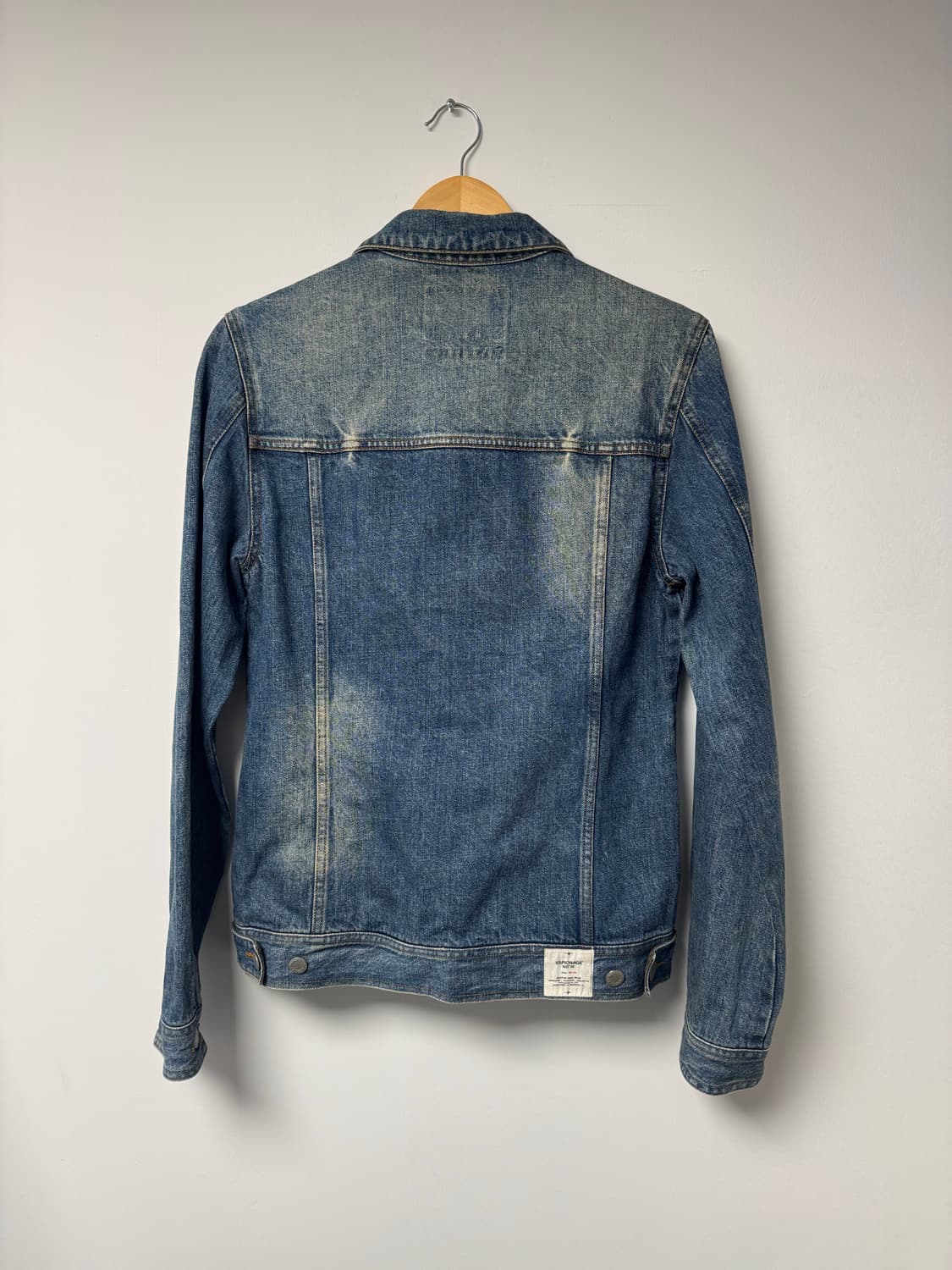 ESPIONAGE 에스피오나지 빈티지 워싱 워시드 데님 자켓 청자켓 M 상품이미지4
