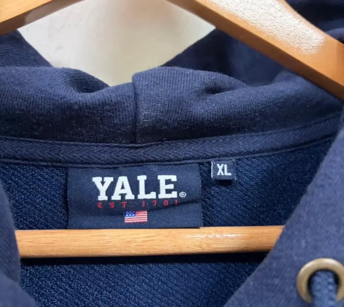 예일 곰돌이 후드집업 XL 사이즈 네이비 색상(남성용) 상품이미지4