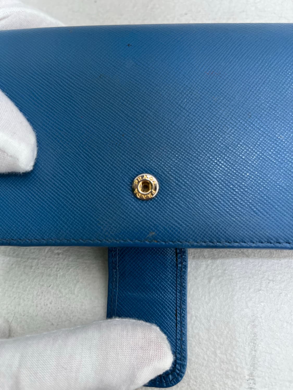 프라다 사피아노 블루 중지갑 상품이미지6