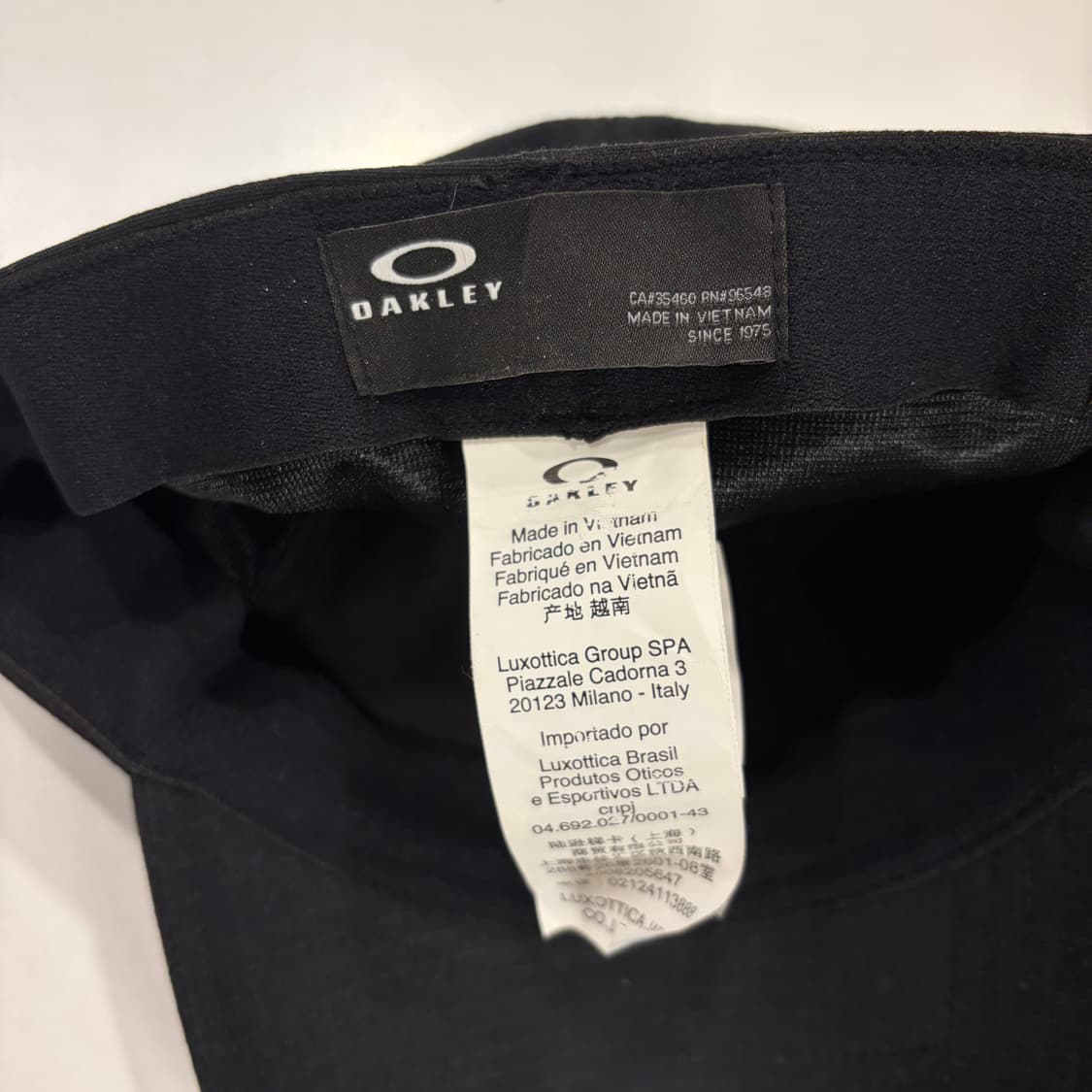 오클리 6패널 블랙 볼캡 모자 상품이미지5