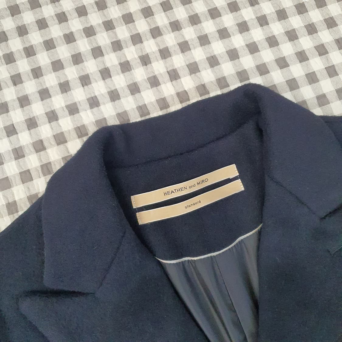 헤든앤미로 슬림핏 더블 코트 자켓 남자95 상품이미지2