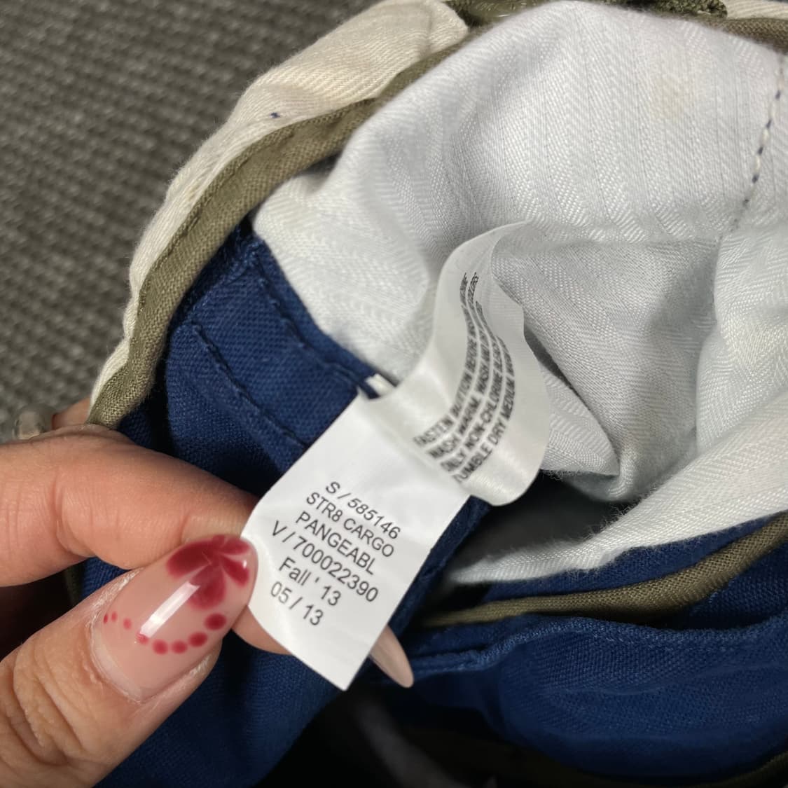 [새상품] (26) 갭 키즈 네이비 카고 팬츠 12 상품이미지3