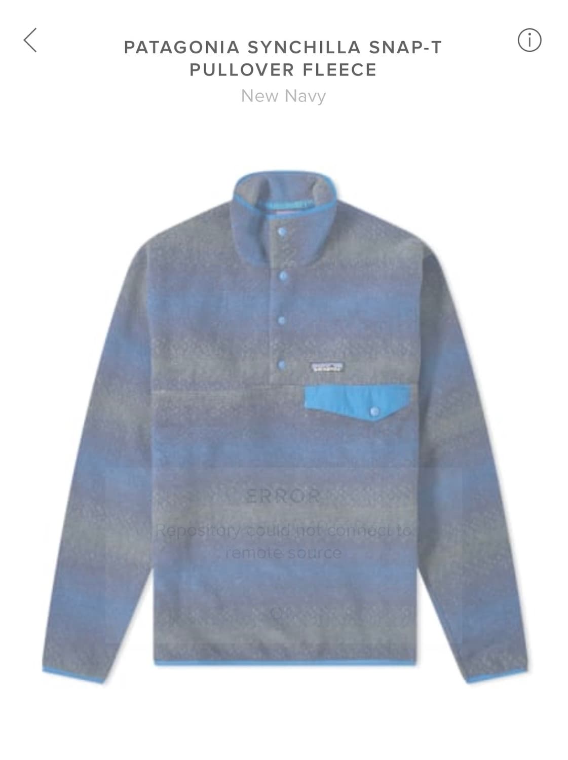 [XXL] 파타고니아 신칠라 스냅티 상품이미지1