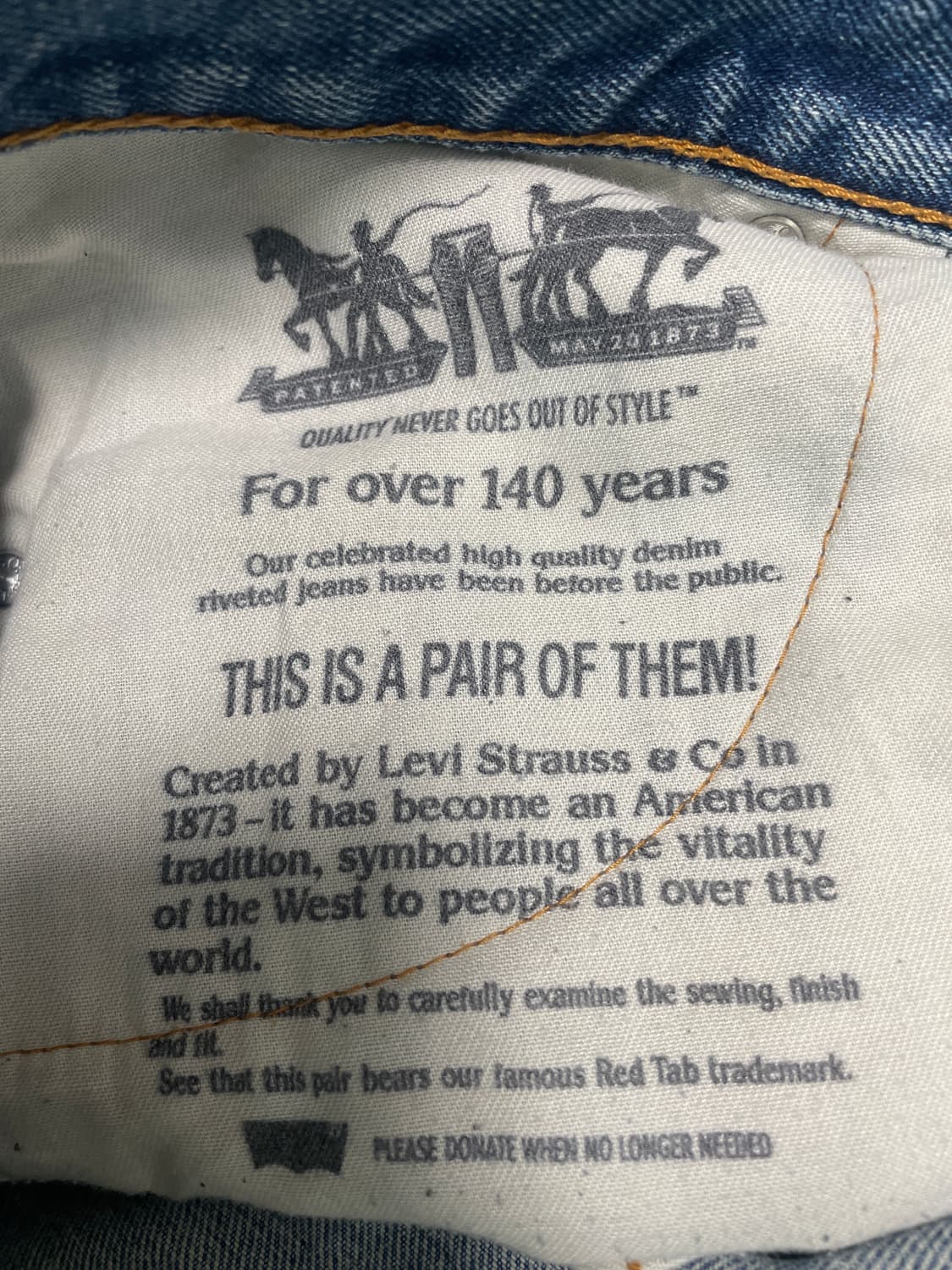 리바이스550 W36 L30 상품이미지4